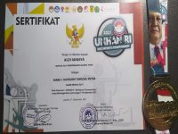 Juara 1 Pencak Silat Kategor Tunggal Putra a.n Aldi Sanjaya